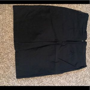 Black dress skirt with lace